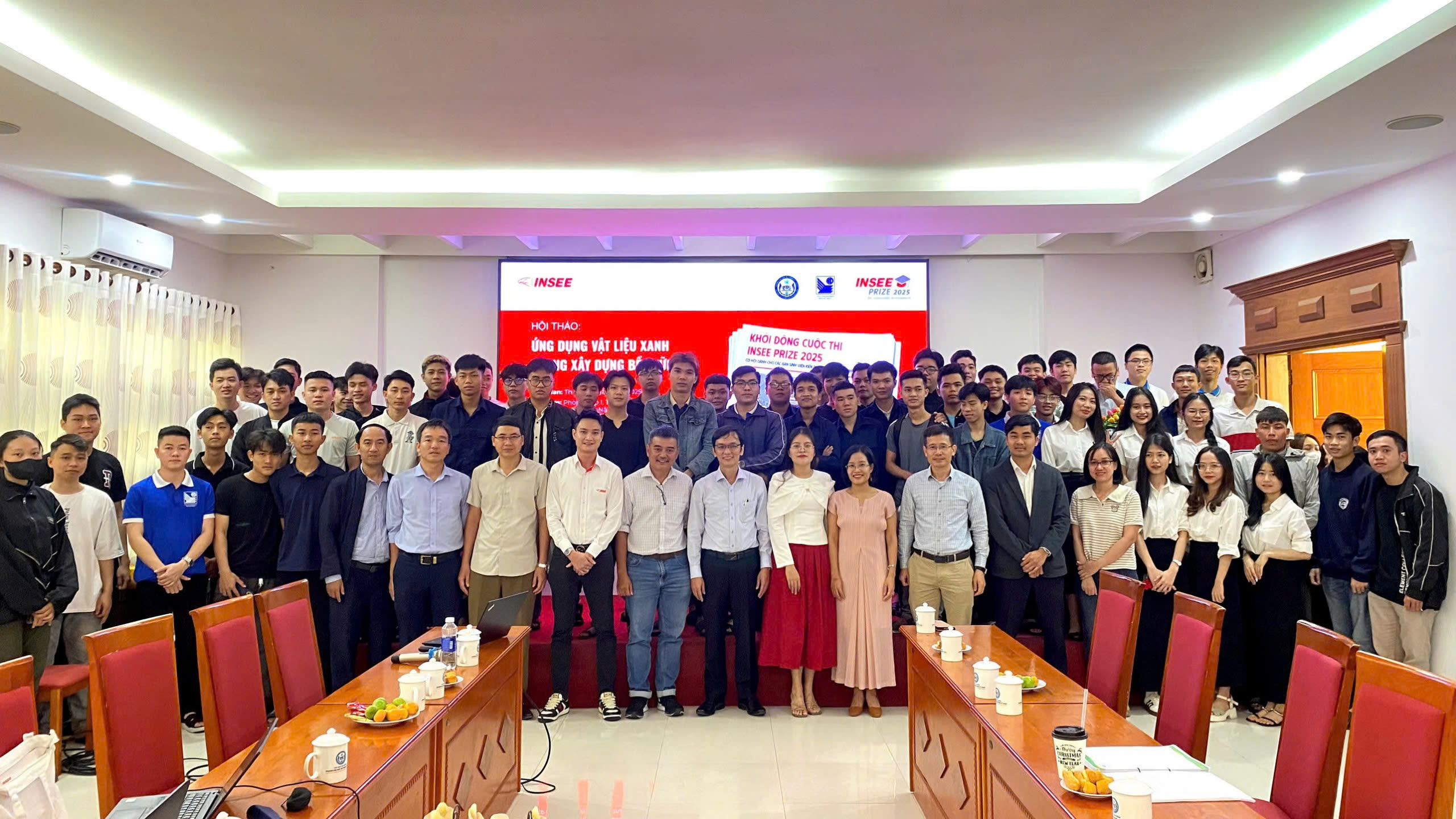 HỘI THẢO “ỨNG DỤNG VẬT LIỆU XANH TRONG XÂY DỰNG BỀN VỮNG - GIỚI THIỆU GIẢI THƯỞNG INSEE PRIZE 2025”